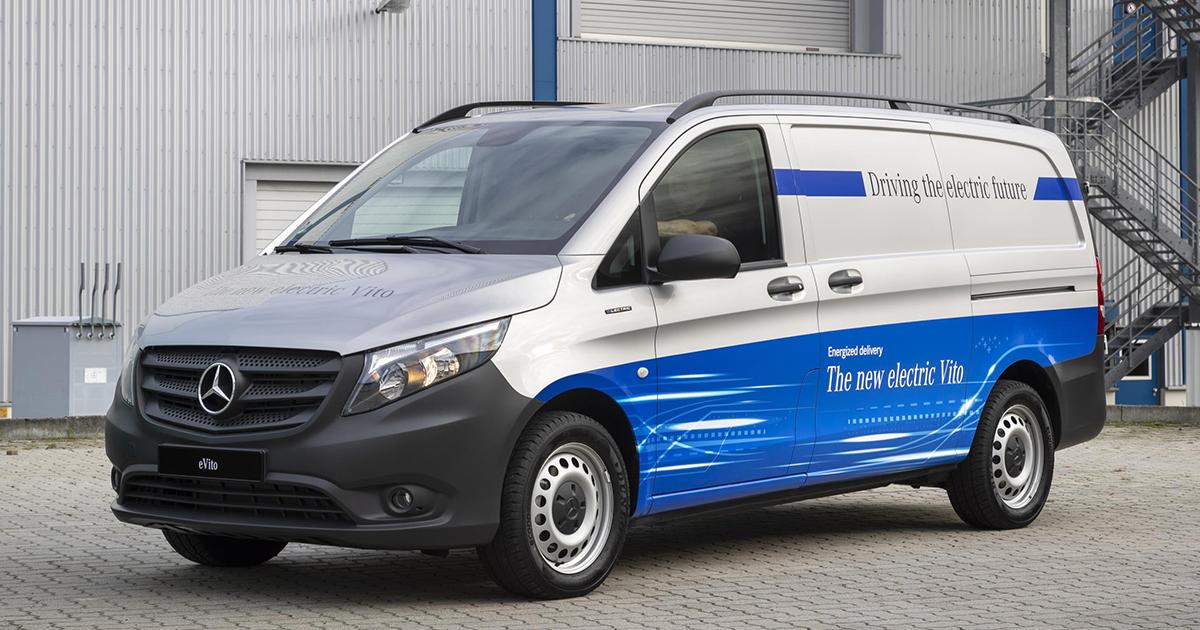 Mercedes Benz eVito electric van arrives in the UK - Zapmap
