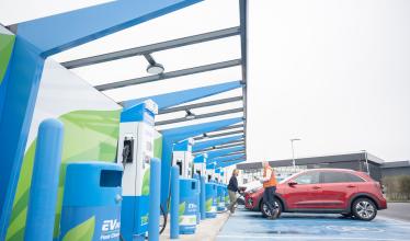 EV charging hubs double in the UK over a year