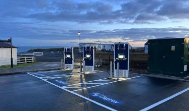Osprey charge points at John o' Groats