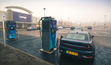 EV charges at new RAW Charging sit