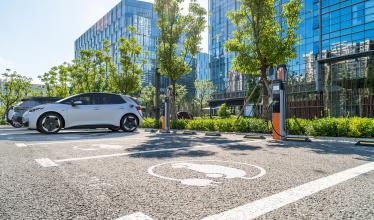 ChargePoint chargers in car park