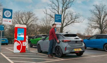 Pod Point charge point at Tesco store