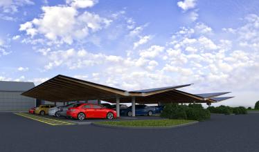 3ti solar power car park design