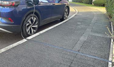 EV charging - pavement gully