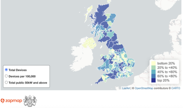 DfT local authority map