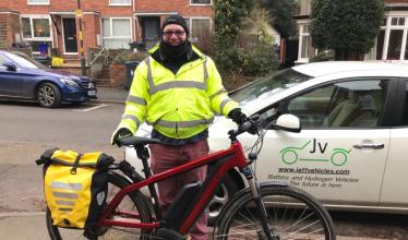 EV record breaker sets off on new challenge