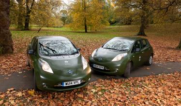 Two Nissan LEAF EVs introduced to London Royal Parks fleet