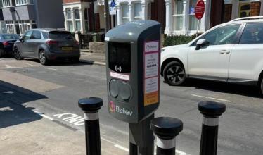 Believ on-street charge point