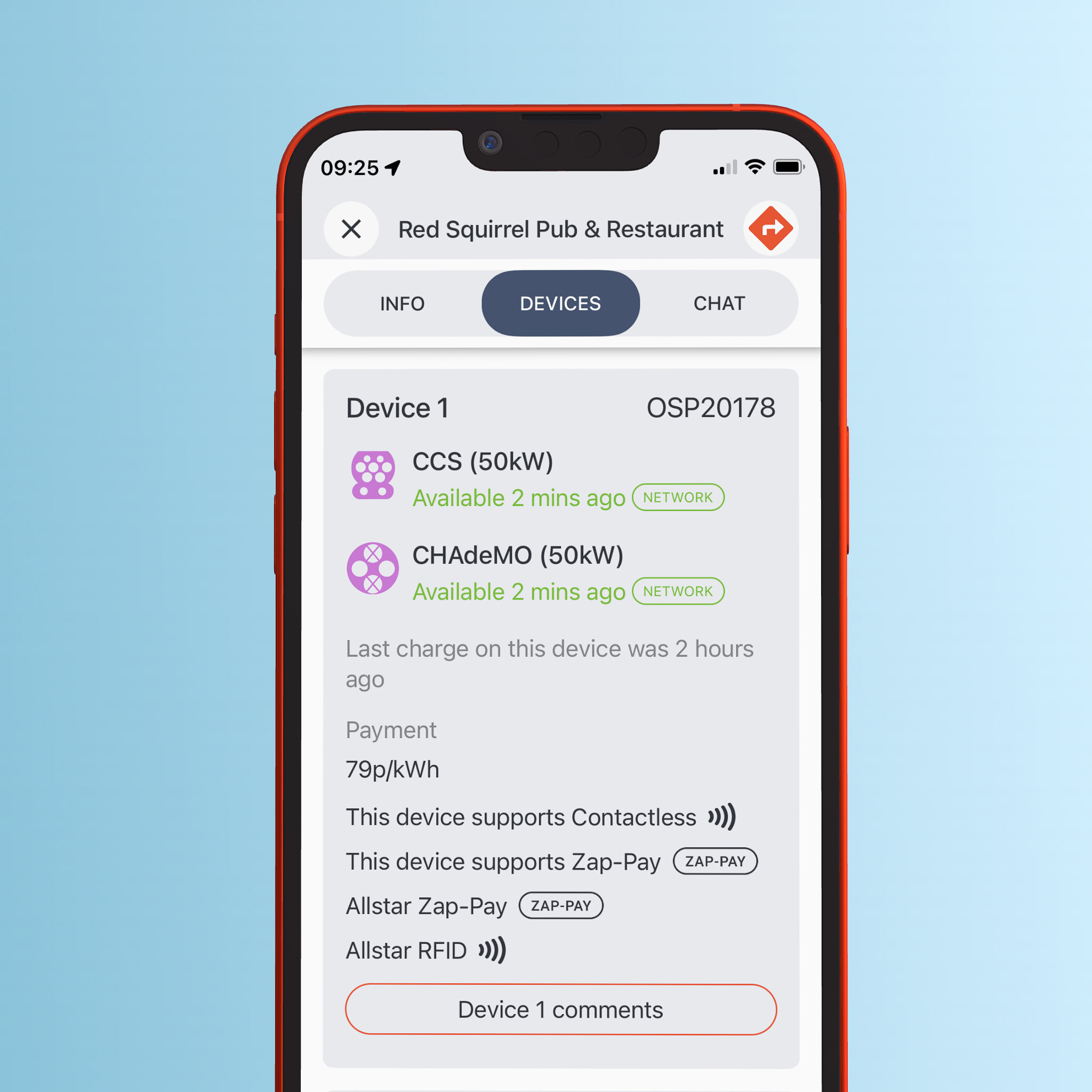 Search for chargers in the UK