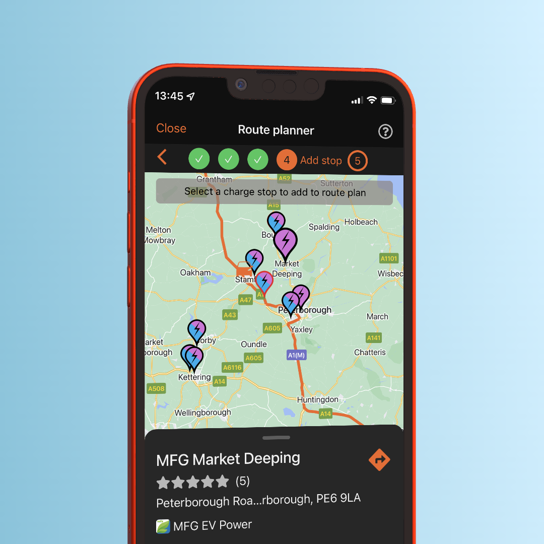 EV route planning