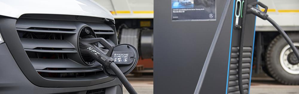 How long does it take to charge a Mercedes Benz eSprinter?
